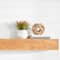 White Ceramic Contemporary Artificial Foliage, 9" x 9" x 9"